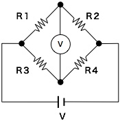 ブリッジ回路の図